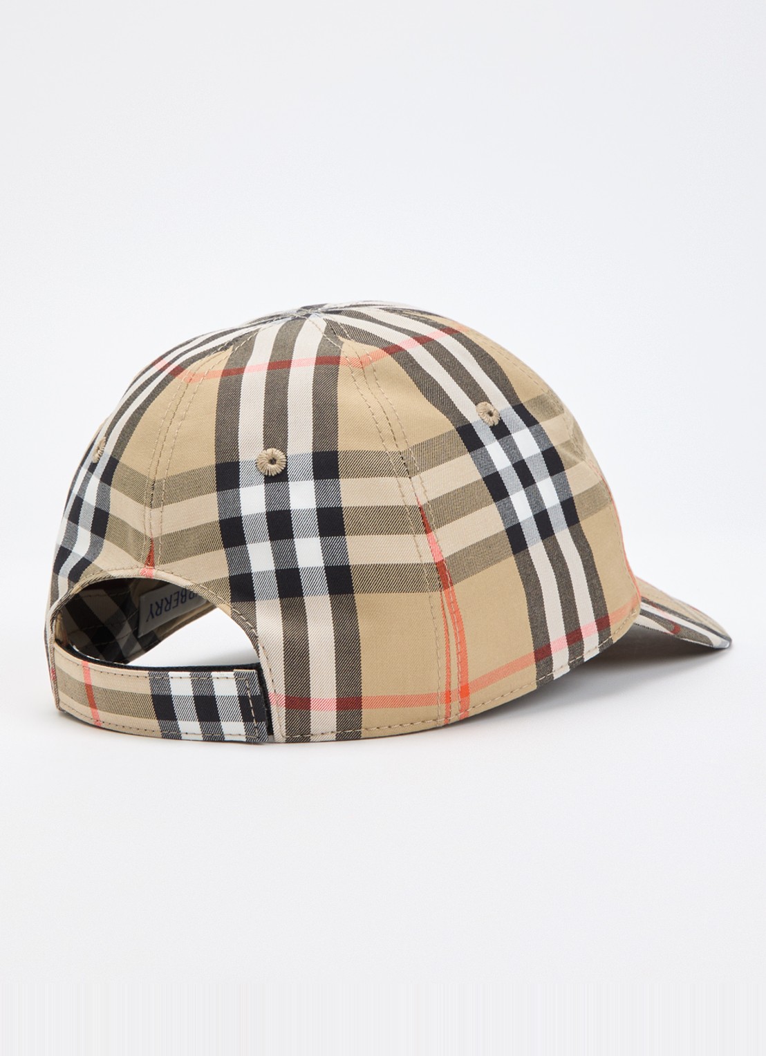 Burberry K1 pet met ruitdessin  - detail zand