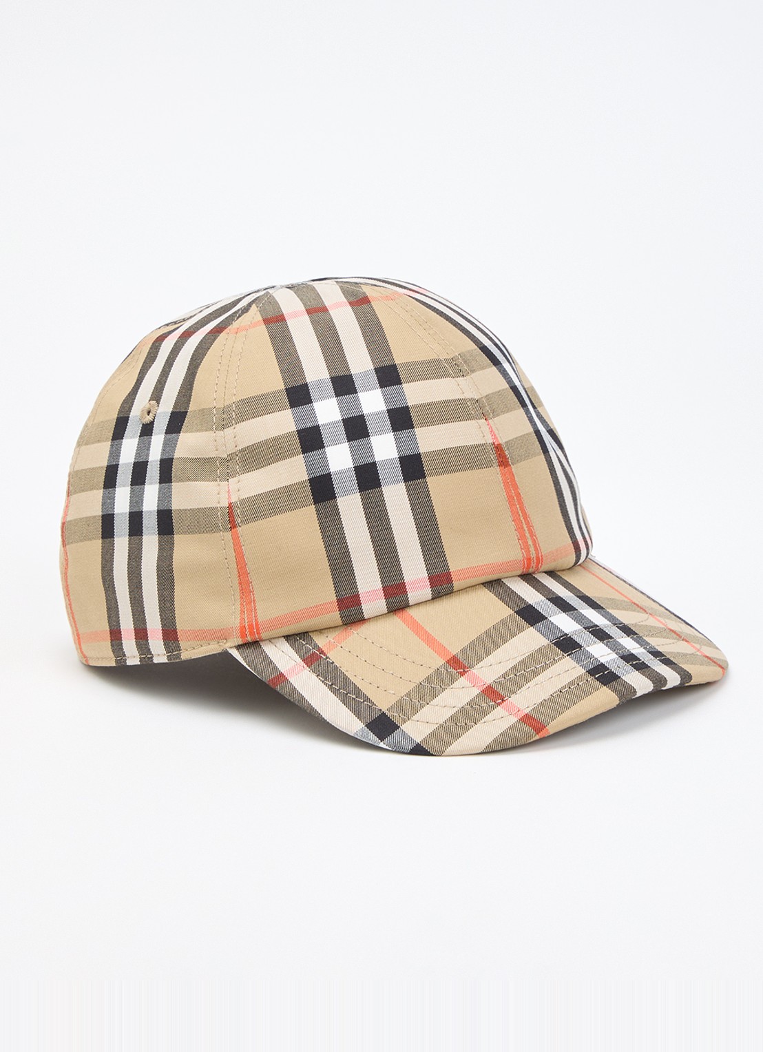 Burberry K1 pet met ruitdessin  - voorkant 2 zand