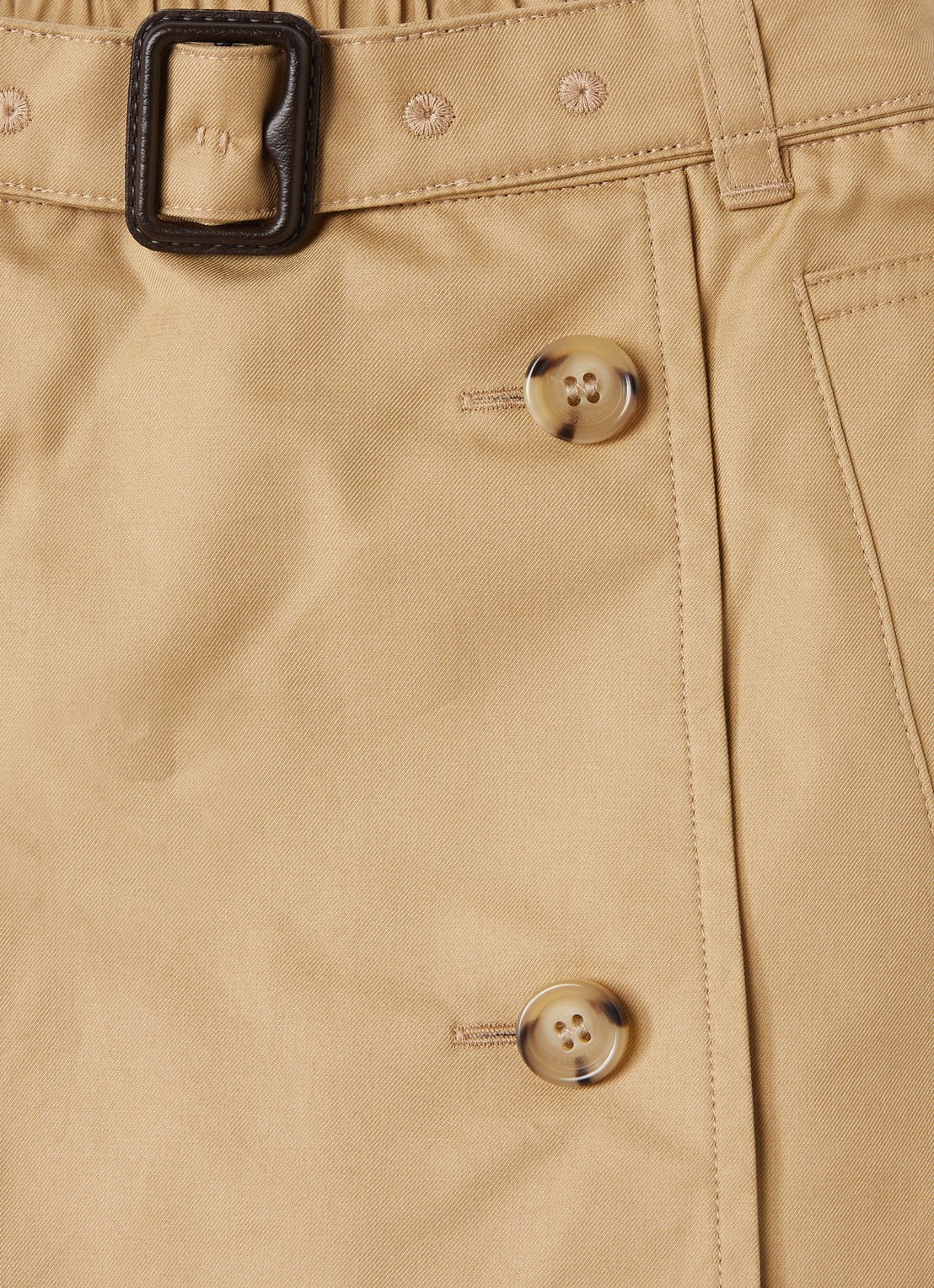 Burberry Katey minirok met ceintuur - detail 3 camel