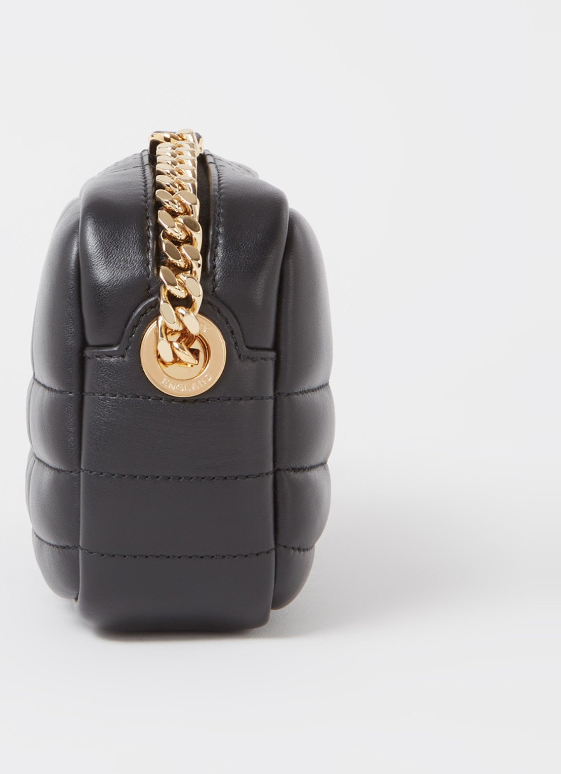 Burberry Lola crossbodytas van quilted lamsleer met logo - detail 4 zwart