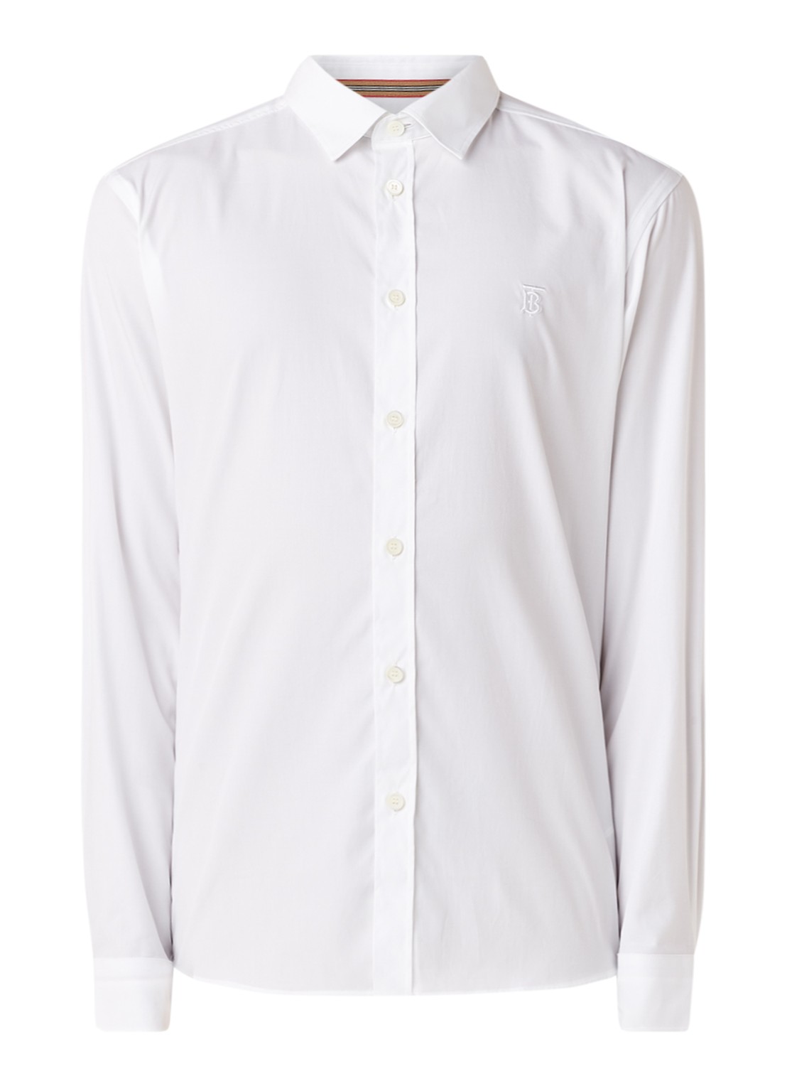 BURBERRY Louis regular fit overhemd met kentkraag - voorkant 3 wit