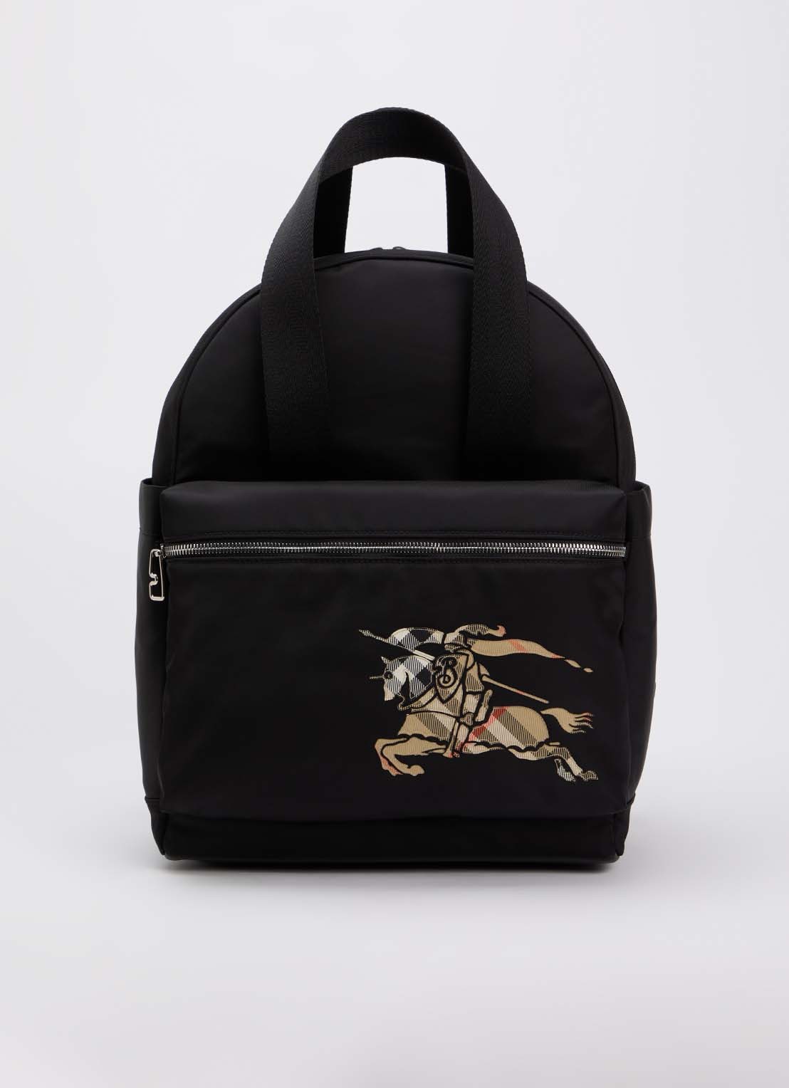 Burberry Luiertas met logo en verschoningsmat - voorkant 2 zwart