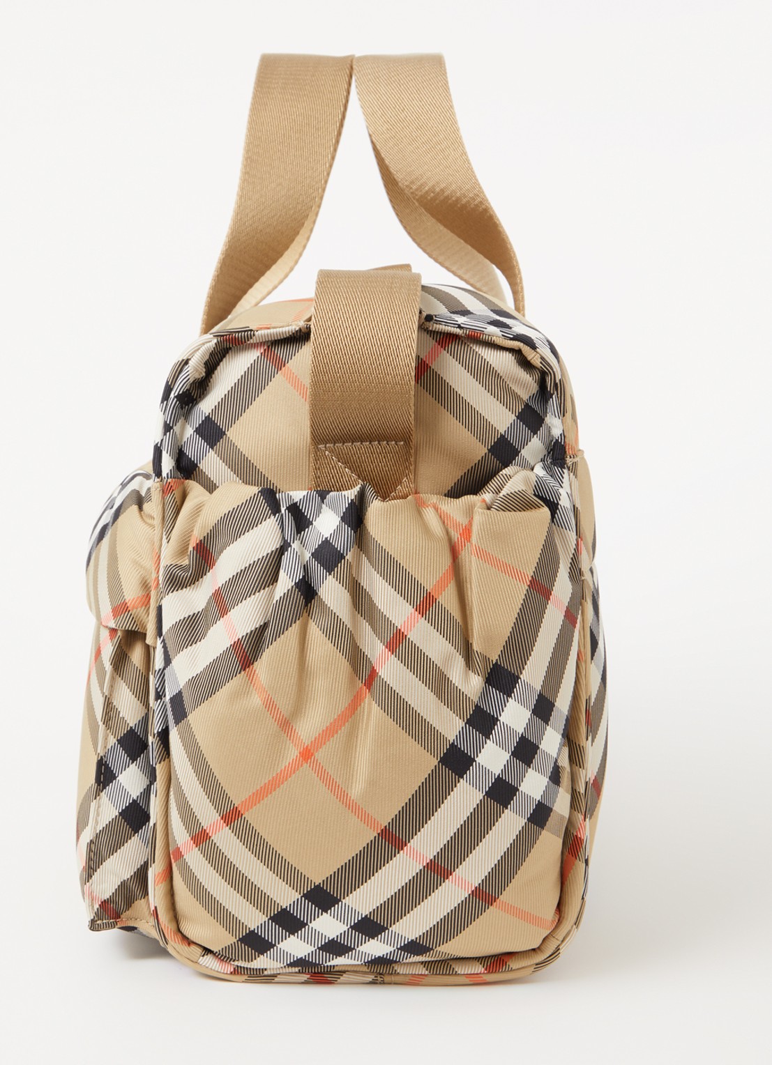 Burberry Luiertas met ruitdessin en verschoningsmat - detail 4 zand