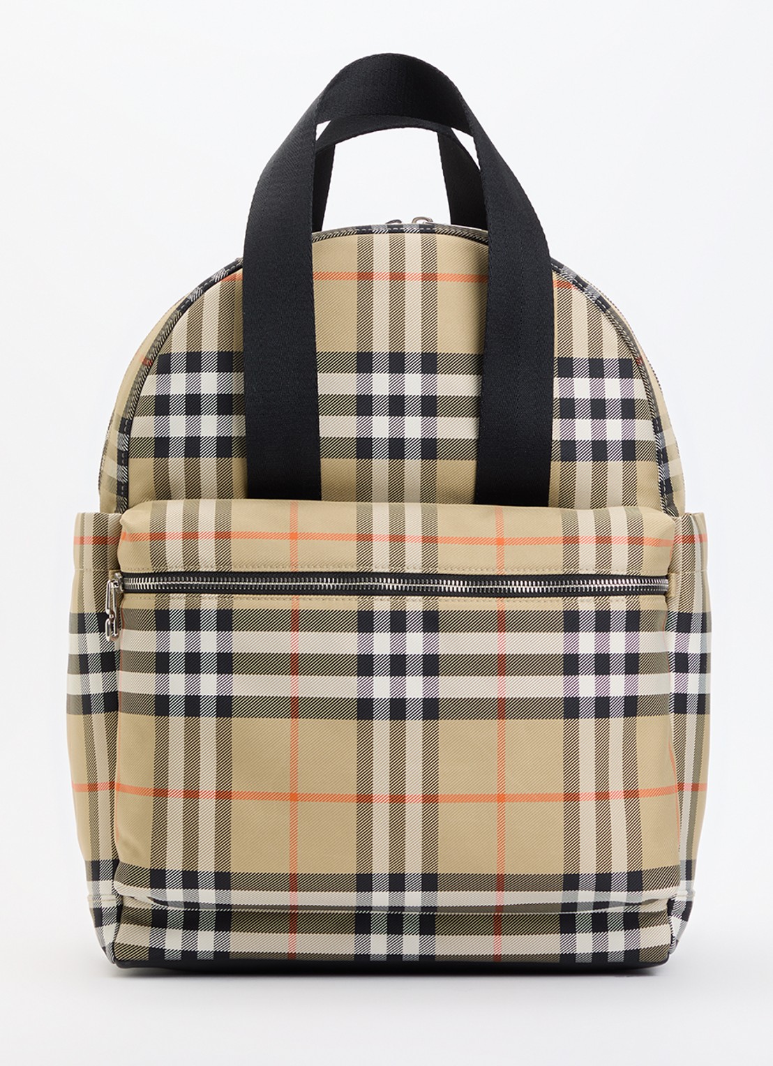 Burberry Luiertas met ruitdessin - voorkant 2 beige