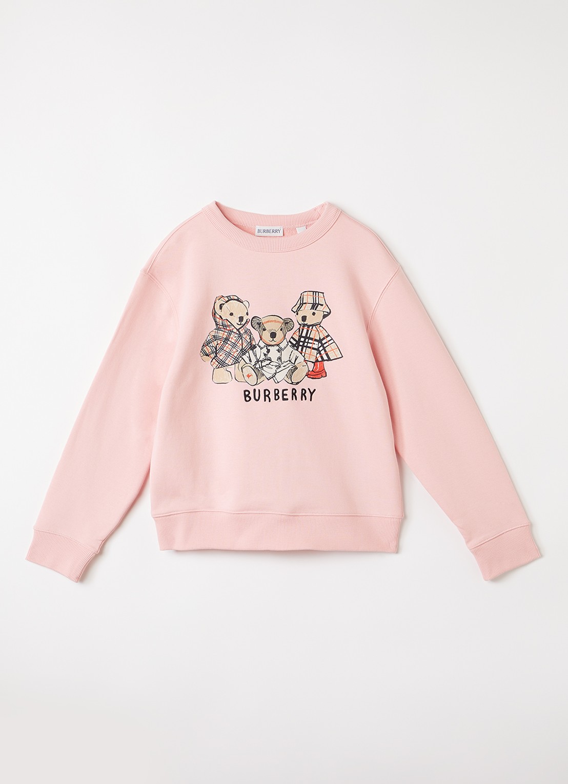 Burberry Mathew sweater met logoprint - voorkant roze