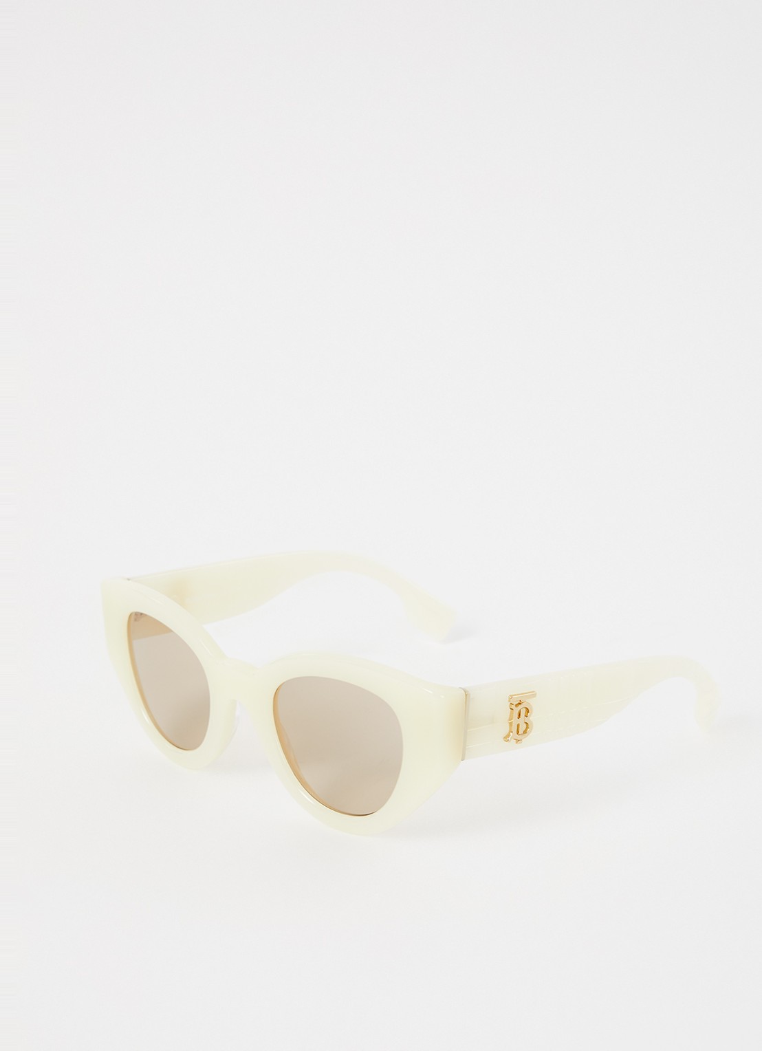 Burberry Meadow zonnebril BE4390  - voorkant creme