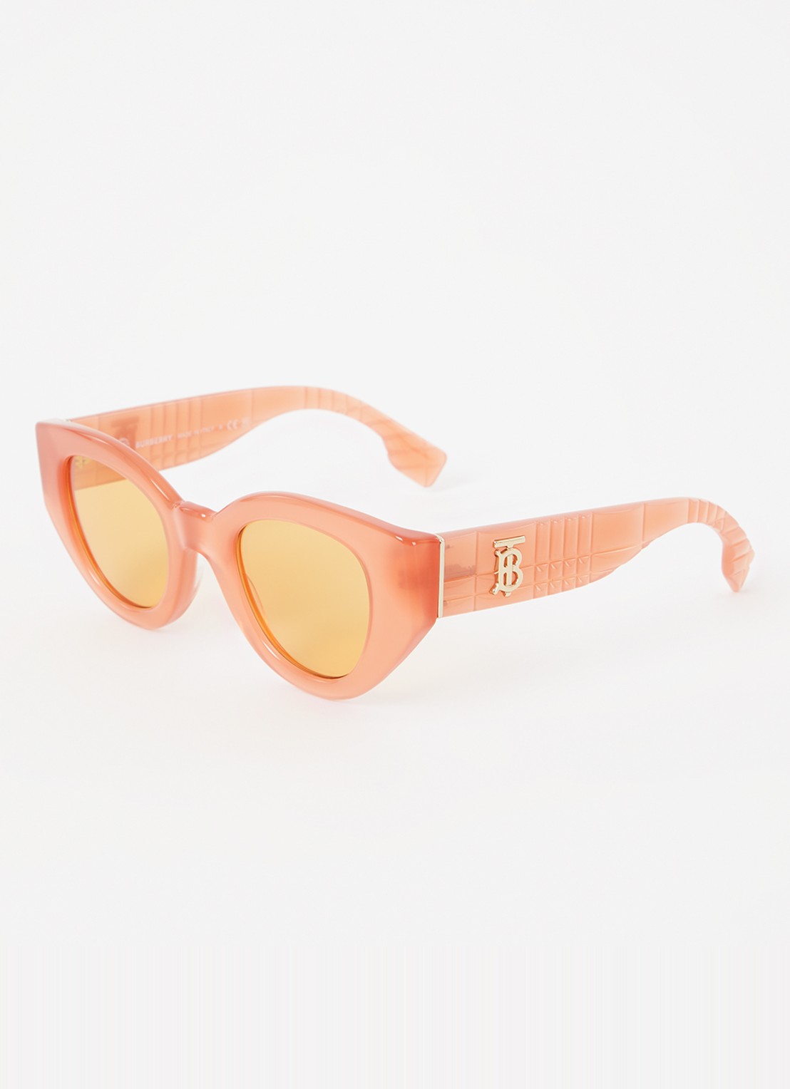 Burberry Meadow zonnebril BE4390  - voorkant 4 zalmroze