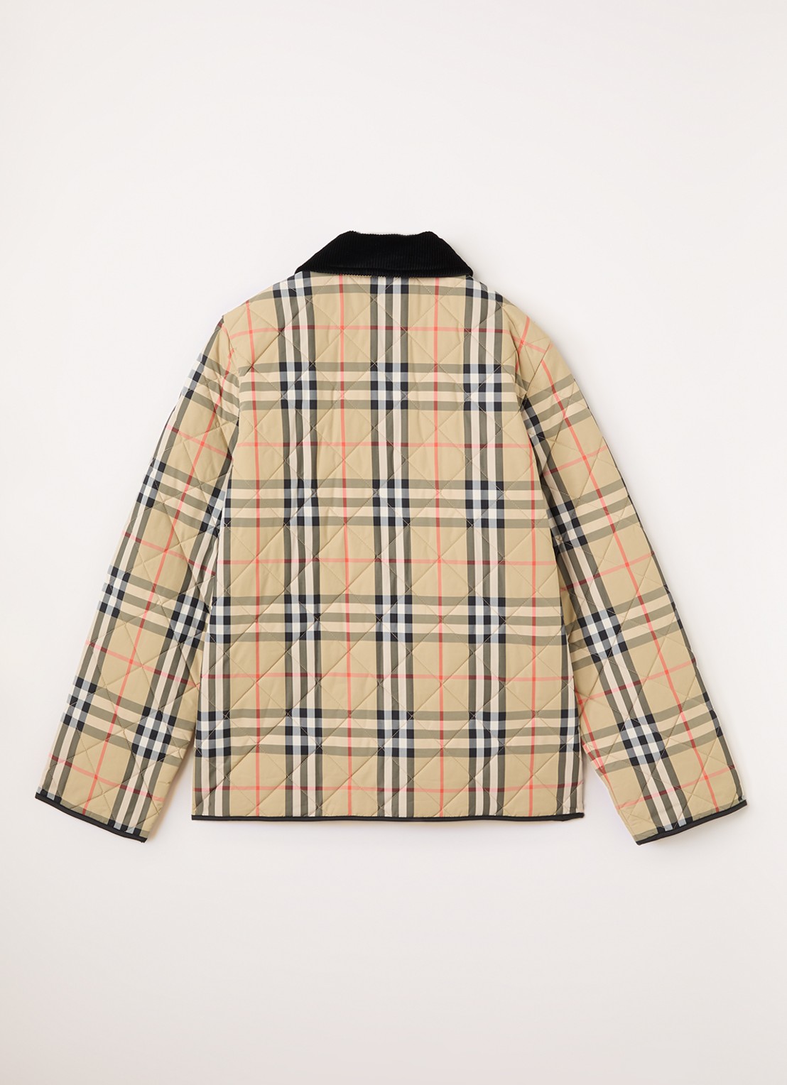 Burberry Milo gewatteerd jack met quilt patroon - achterkant 3 beige
