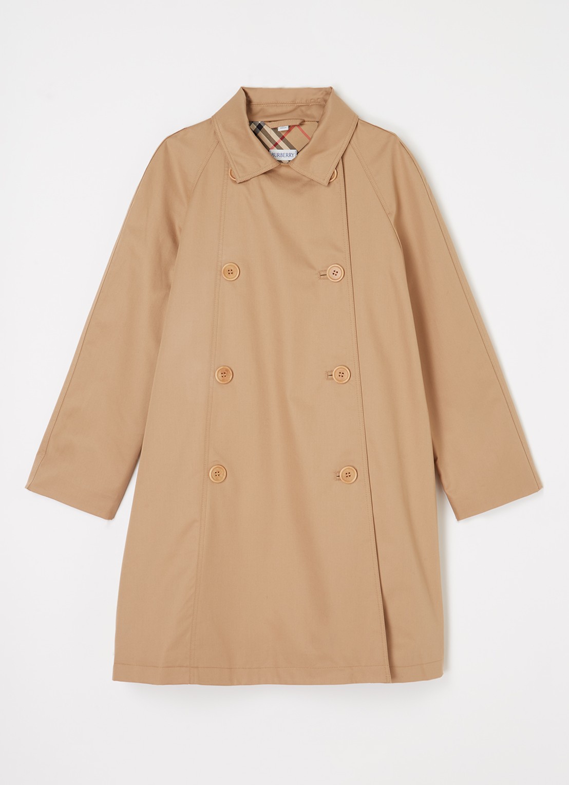 Burberry Olivia double-breasted trenchcoat - voorkant 2 beige