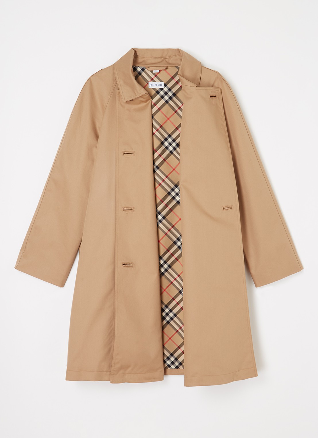 Burberry Olivia double-breasted trenchcoat - voorkant 3 beige