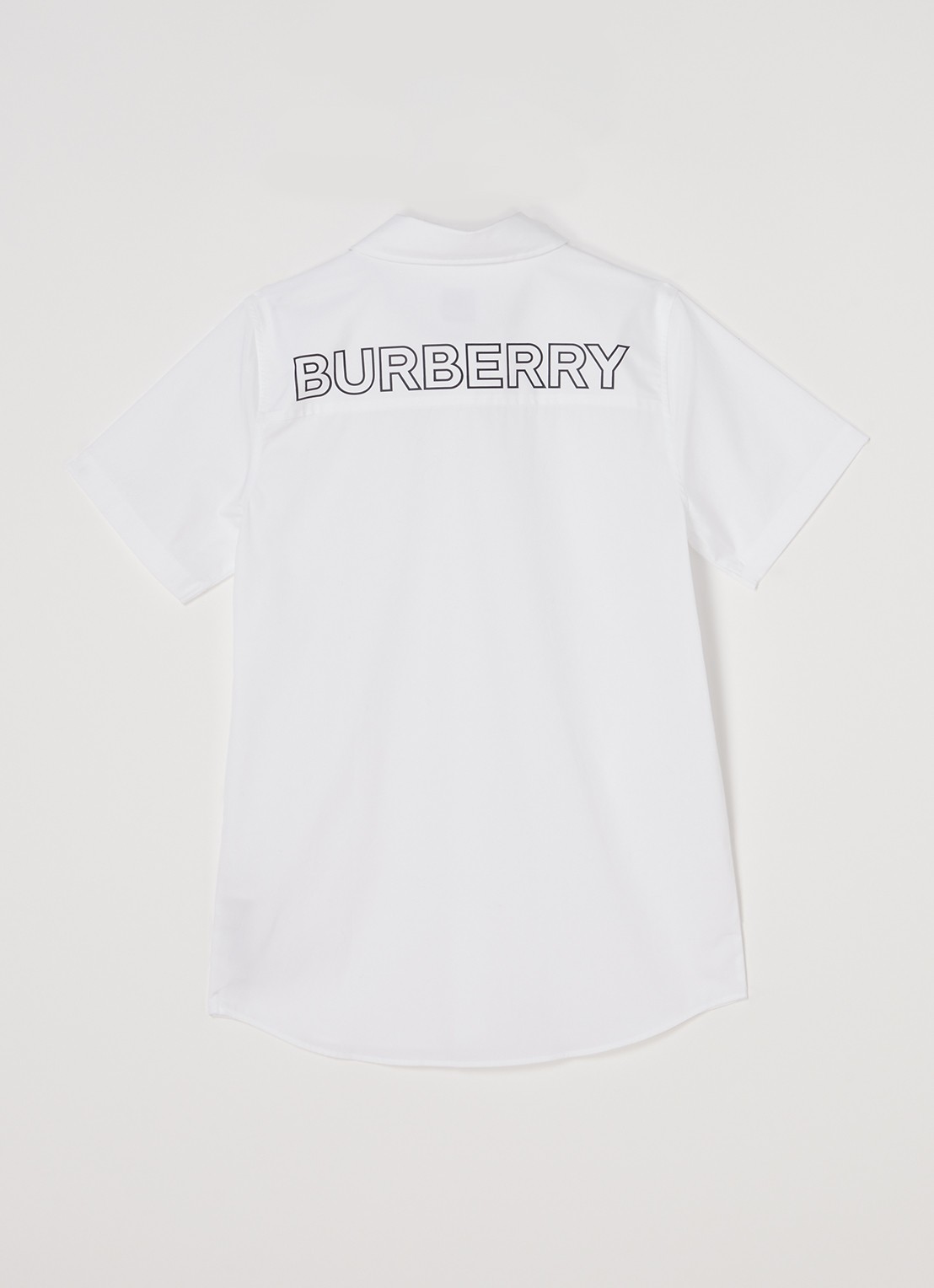 Burberry Overhemd van katoen met stretch - achterkant 3 wit