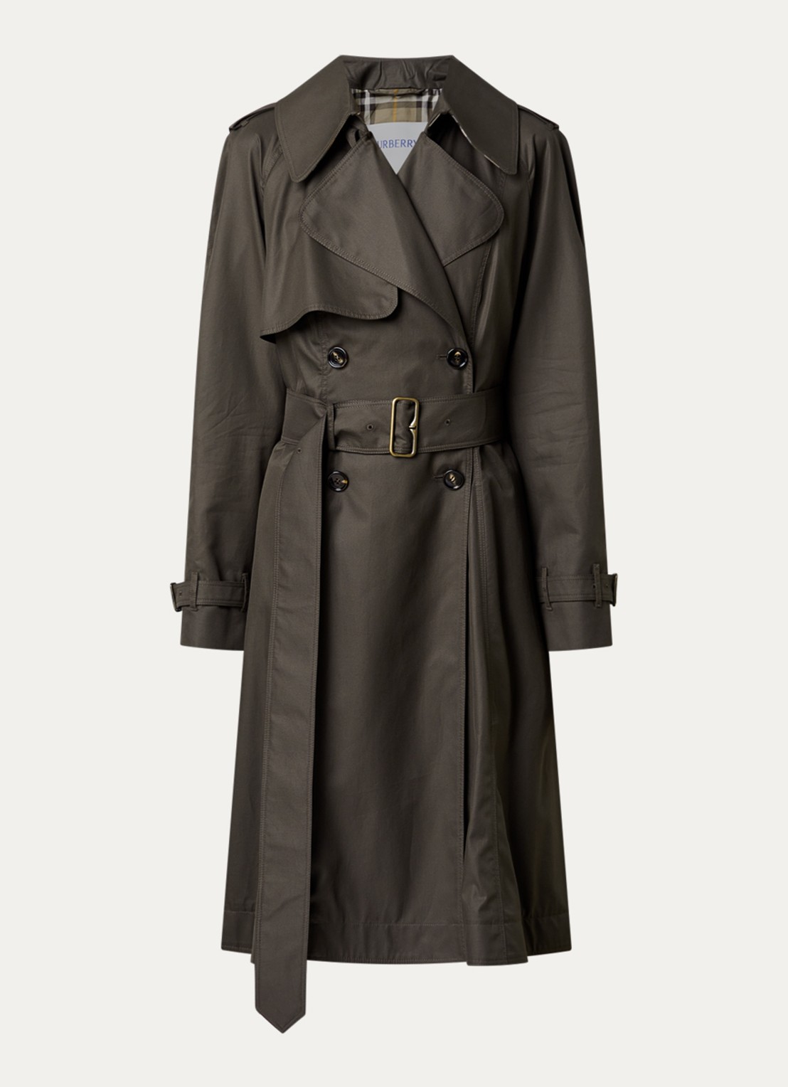 Burberry Pembury trenchcoat met strikceintuur - voorkant 4 bruin