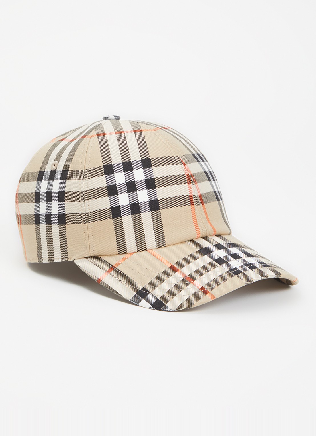 Burberry Pet met ruitdessin - voorkant 2 zand