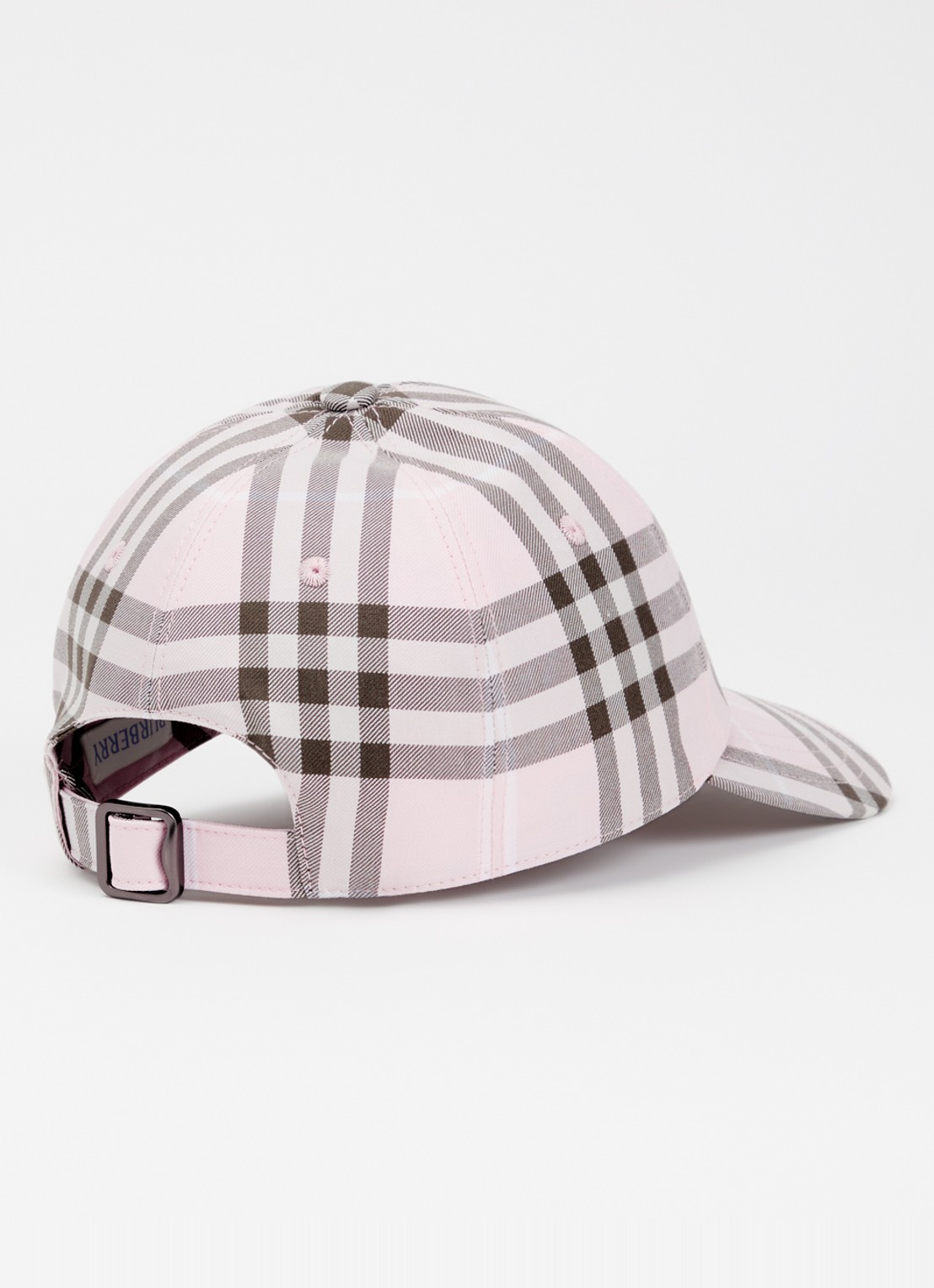 Burberry Pet met ruitdessin - detail 2 roze