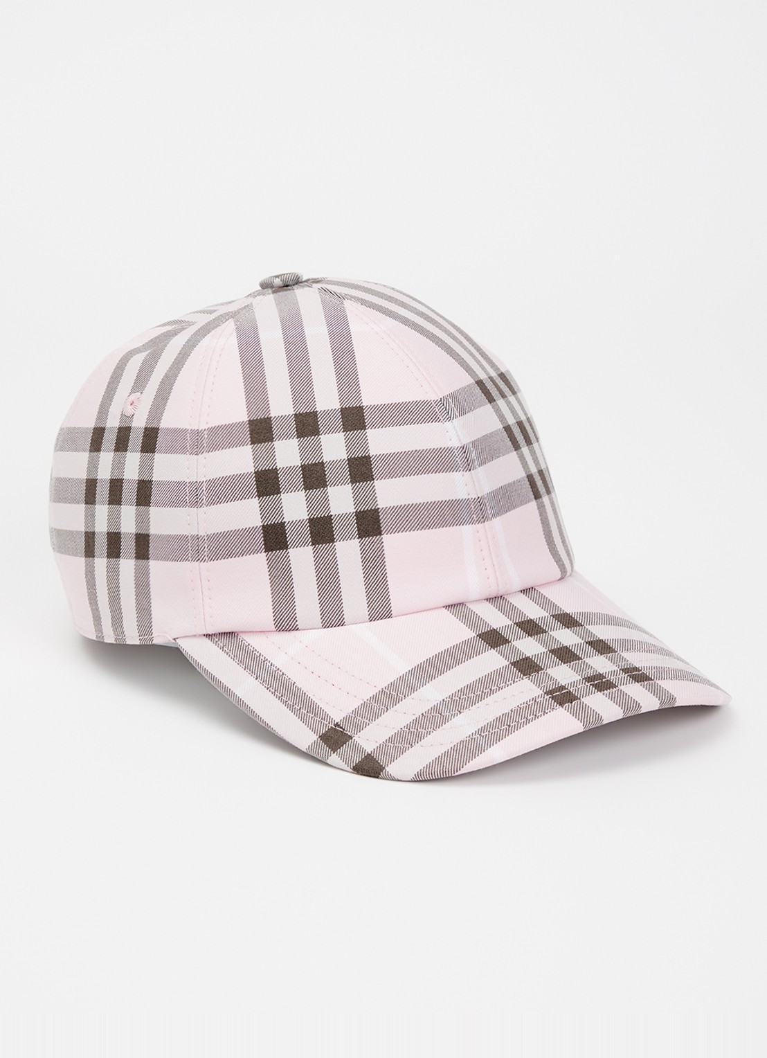 Burberry Pet met ruitdessin - voorkant roze