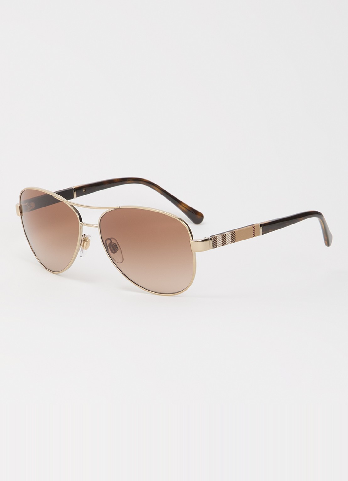 Burberry Piloten zonnebril BE3080 - voorkant goud
