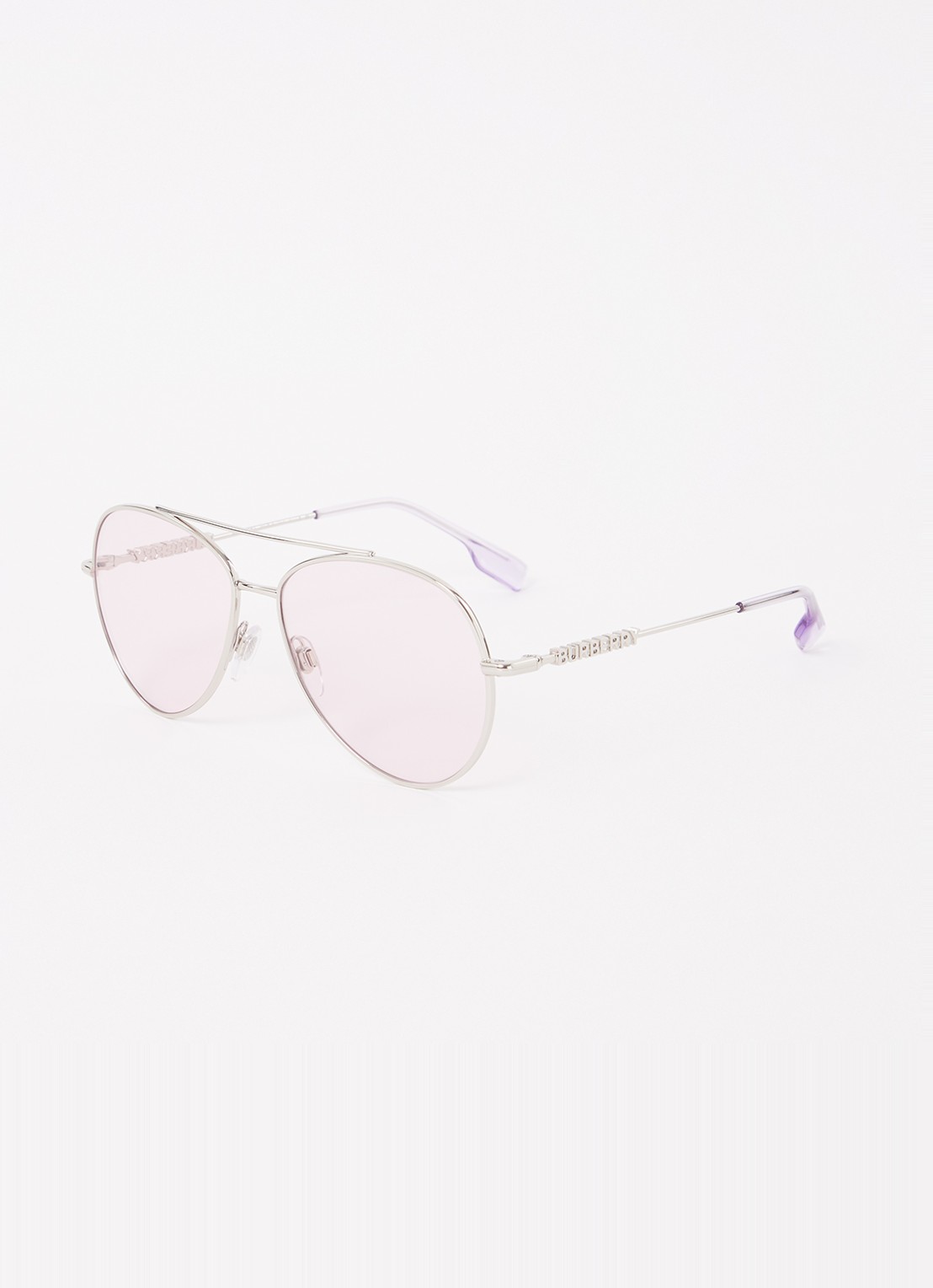 Burberry Piloten zonnebril BE3147 - voorkant zilver