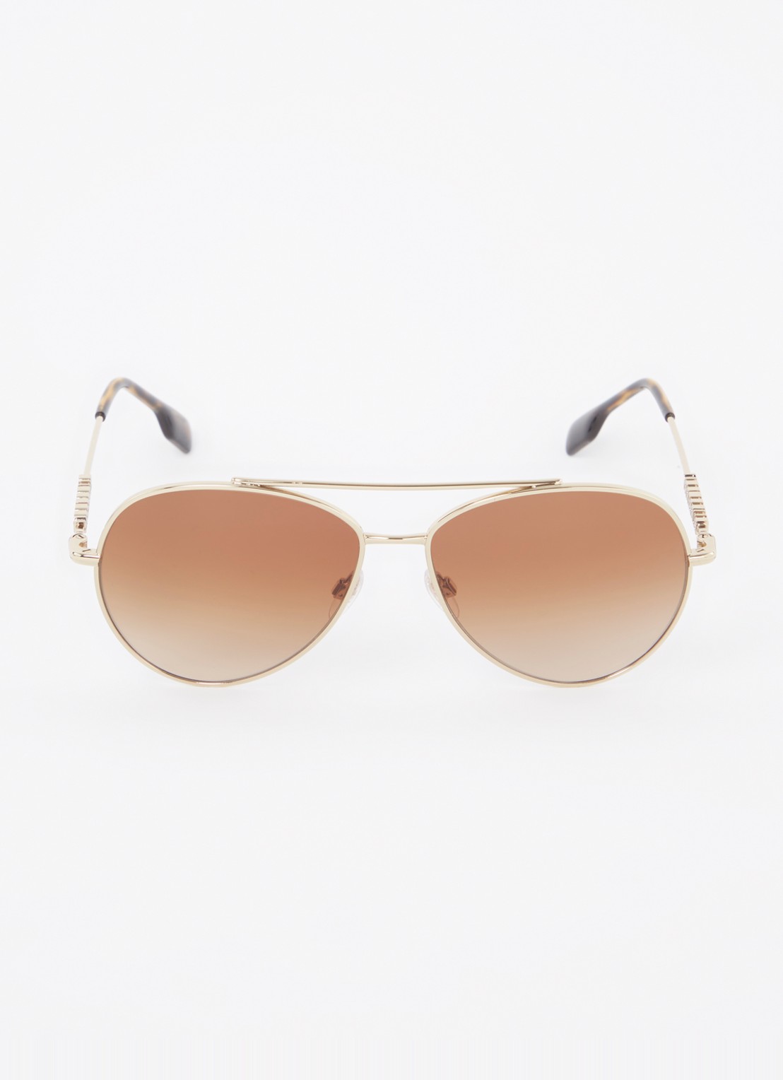 Burberry Piloten zonnebril BE3147 - detail goud