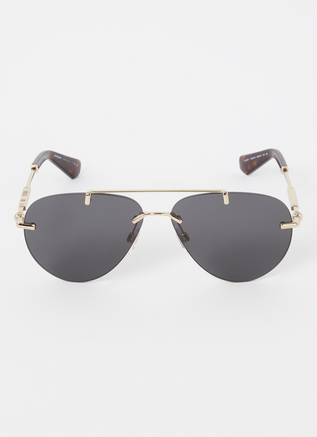 Burberry Piloten zonnebril BE3151 - detail goud