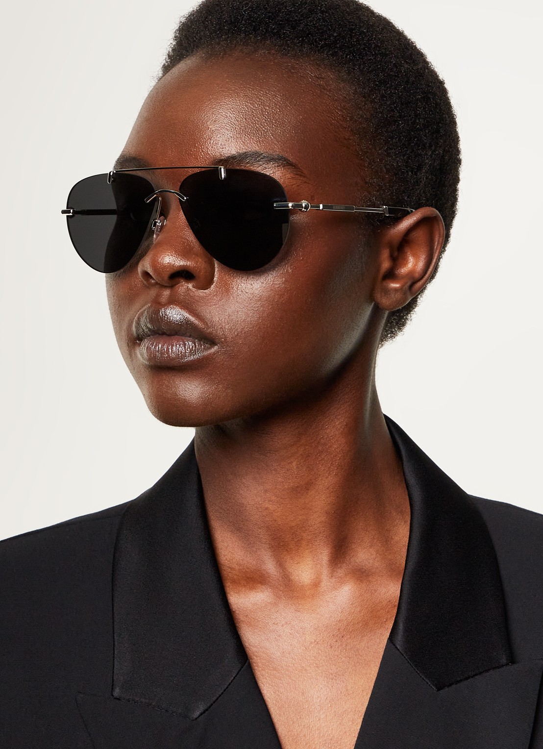 Burberry Piloten zonnebril BE3151 - voorkant 2 zilver