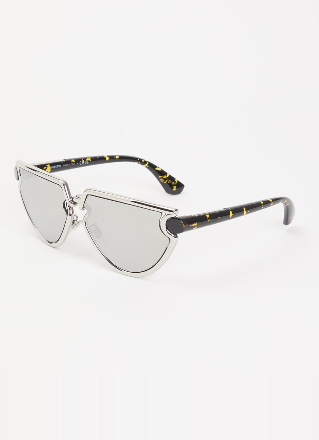 Burberry Piloten zonnebril BE3152 - voorkant zilver