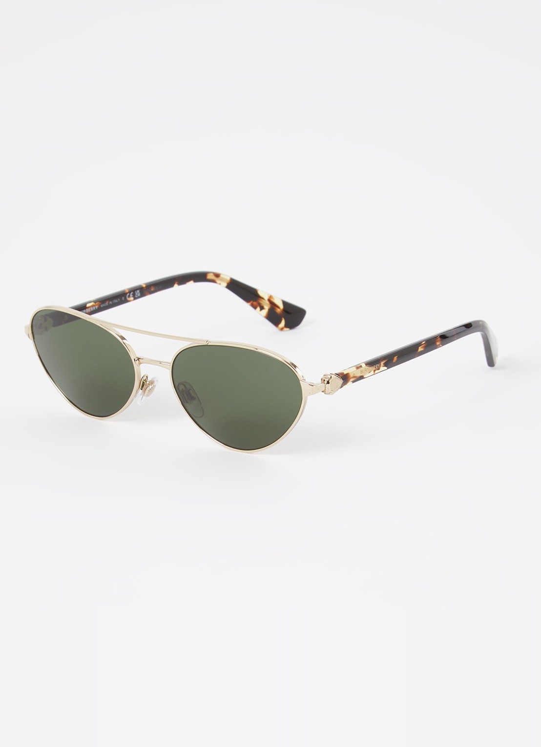 Burberry Piloten zonnebril BE3165 - voorkant 4 goud