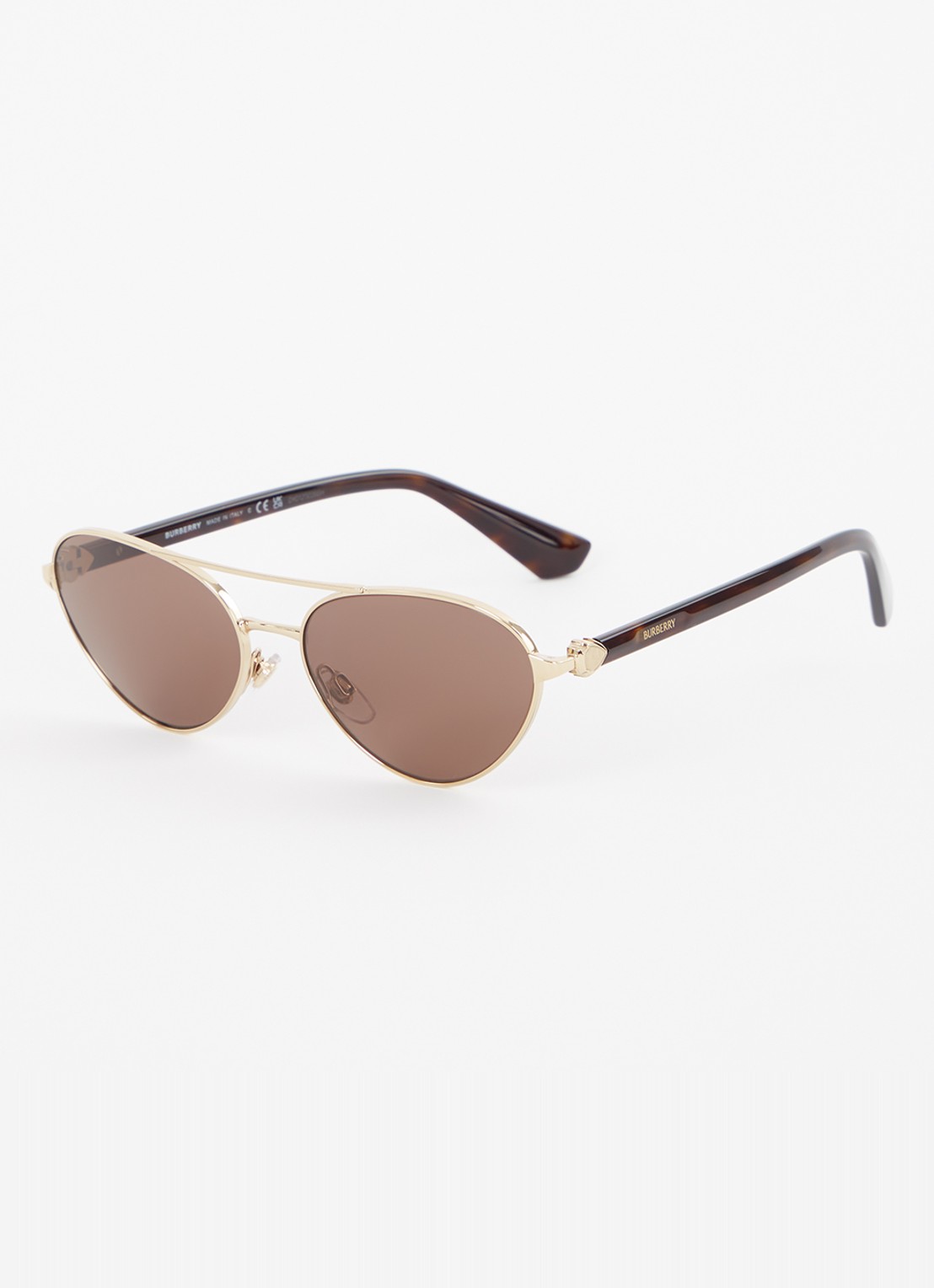 Burberry Piloten zonnebril BE3165 - voorkant goud