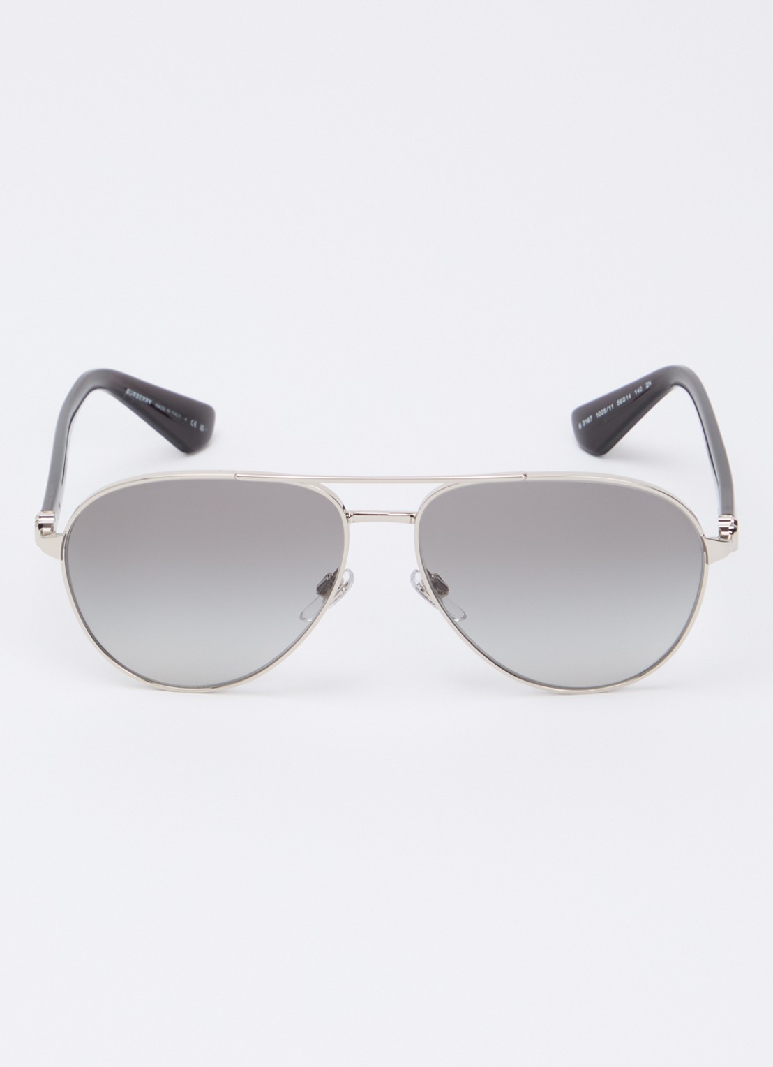 Burberry Piloten zonnebril BE3167 - detail zwart