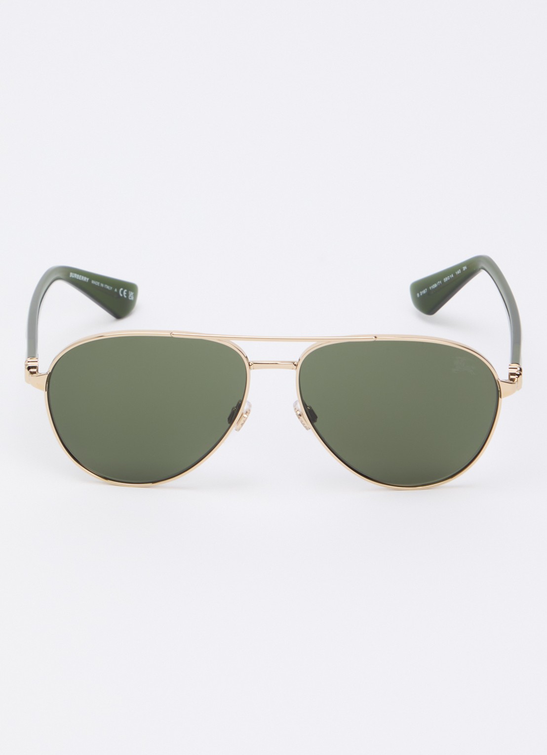 Burberry Piloten zonnebril BE3167 - detail 2 groen