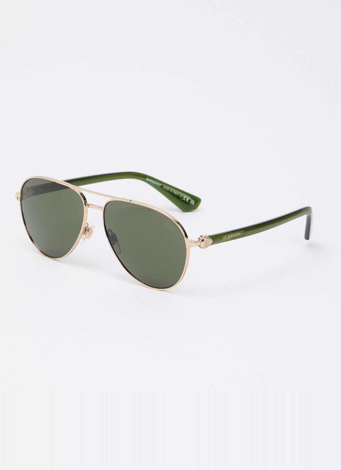 Burberry Piloten zonnebril BE3167 - voorkant groen
