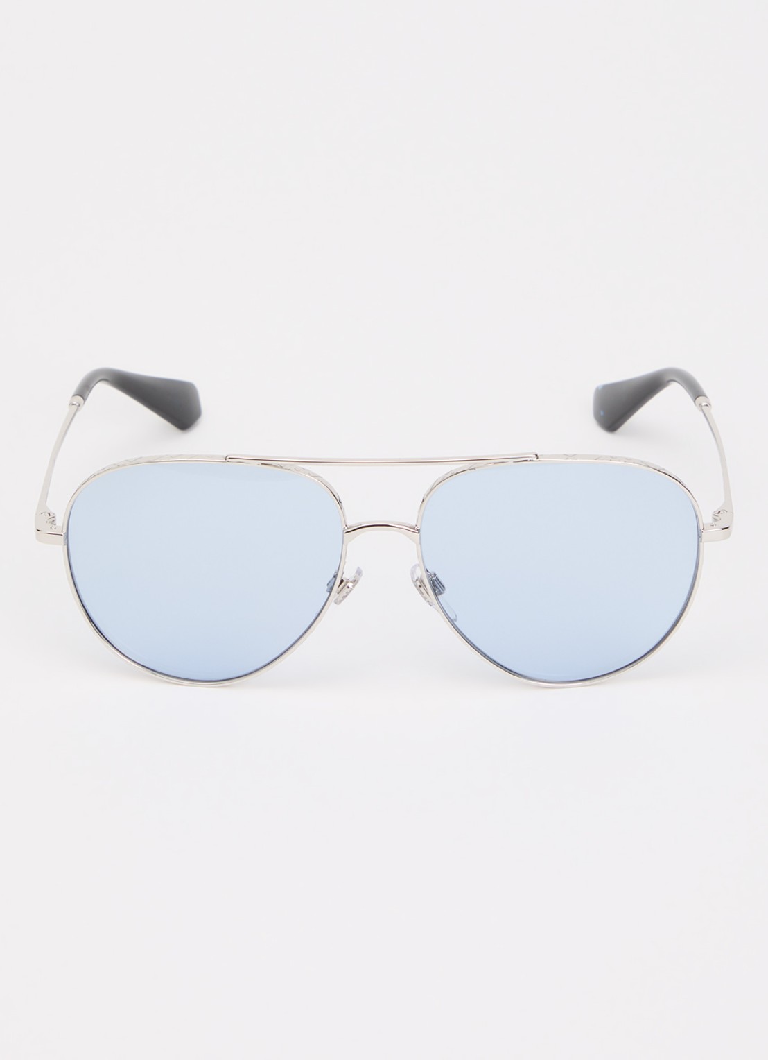 Burberry Piloten zonnebril BE3172 - detail zilver