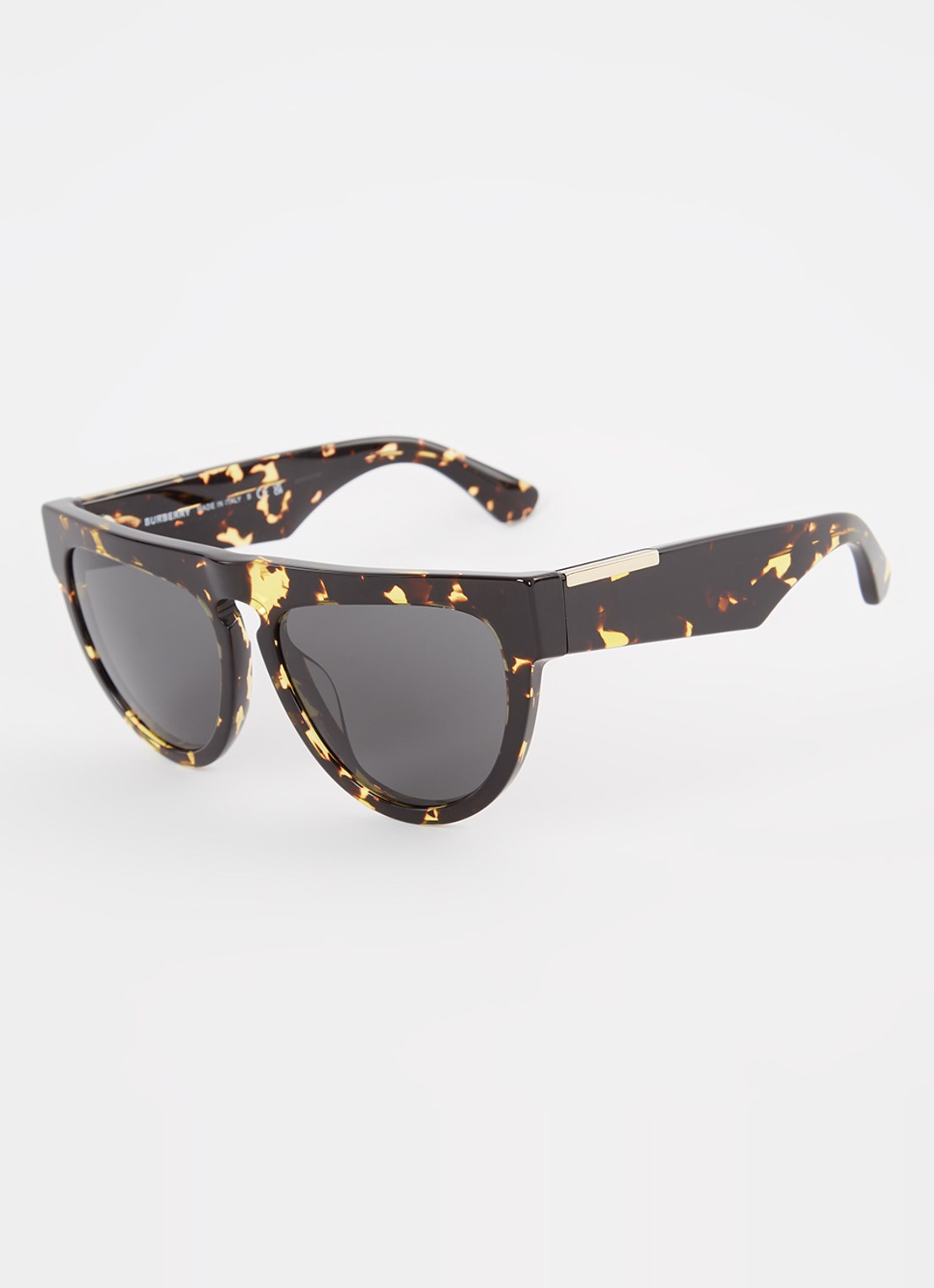 Burberry Piloten zonnebril BE4416U - voorkant 4 donkerbruin
