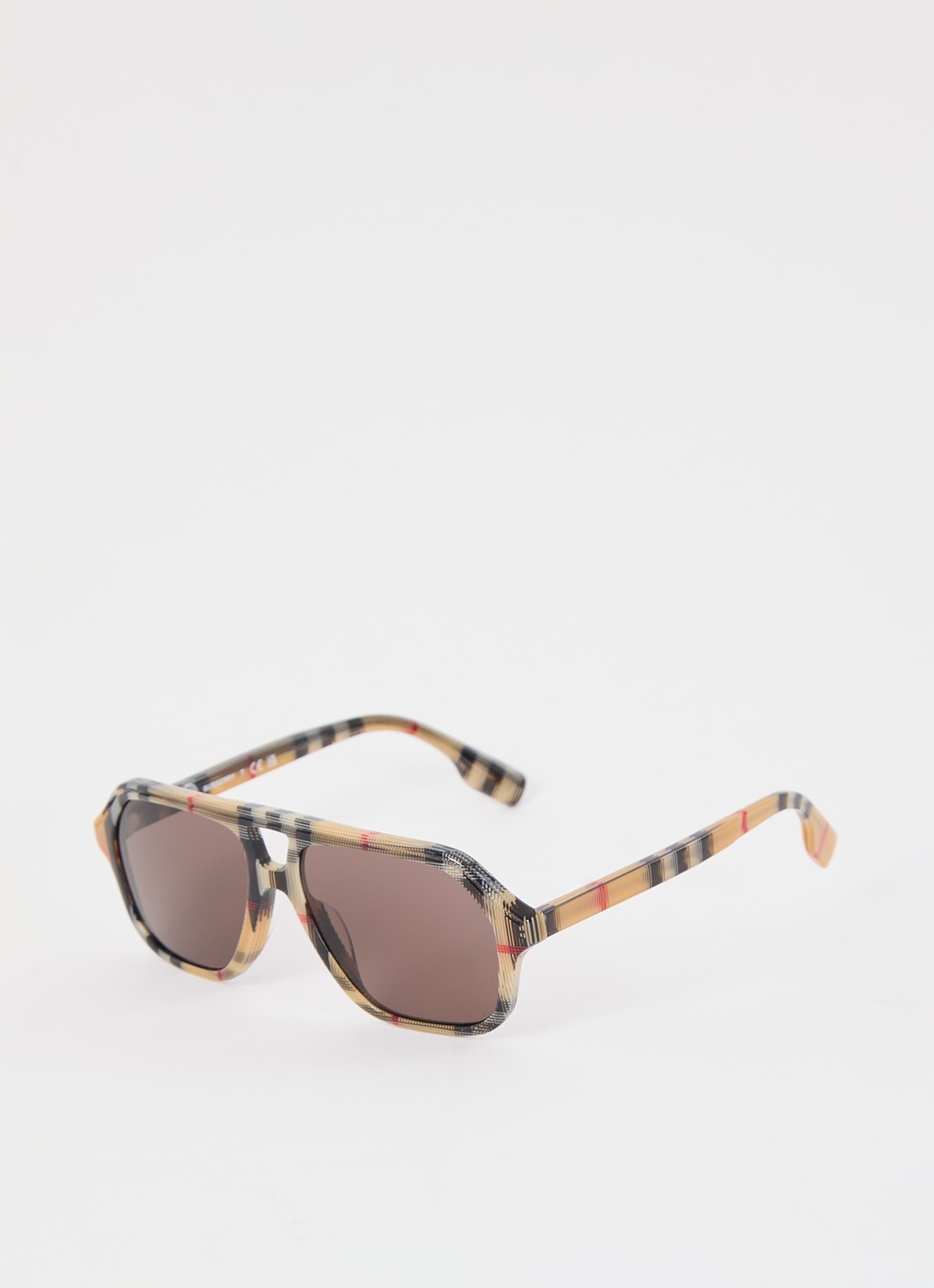 Burberry Piloten zonnebril JB4340 - voorkant 3 beige