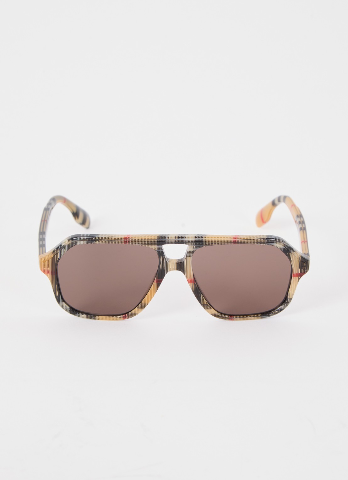Burberry Piloten zonnebril JB4340 - voorkant 4 beige