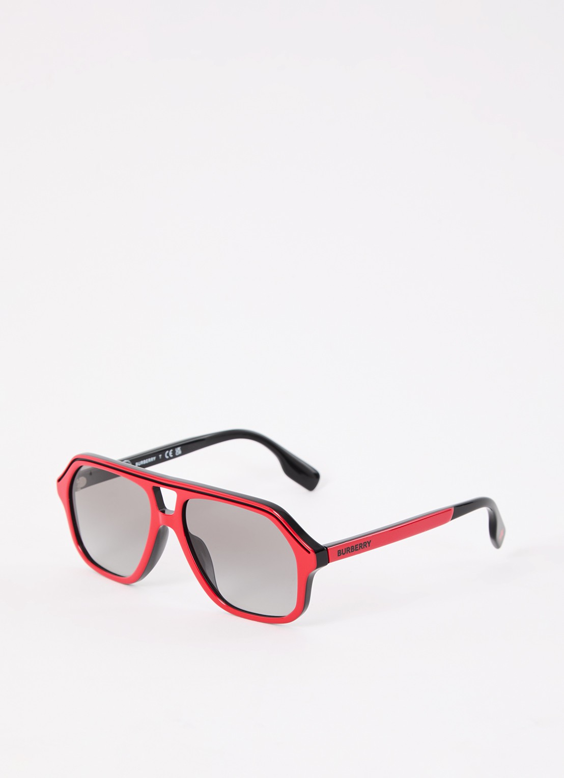 Burberry Piloten zonnebril JB4340 - voorkant 3 rood