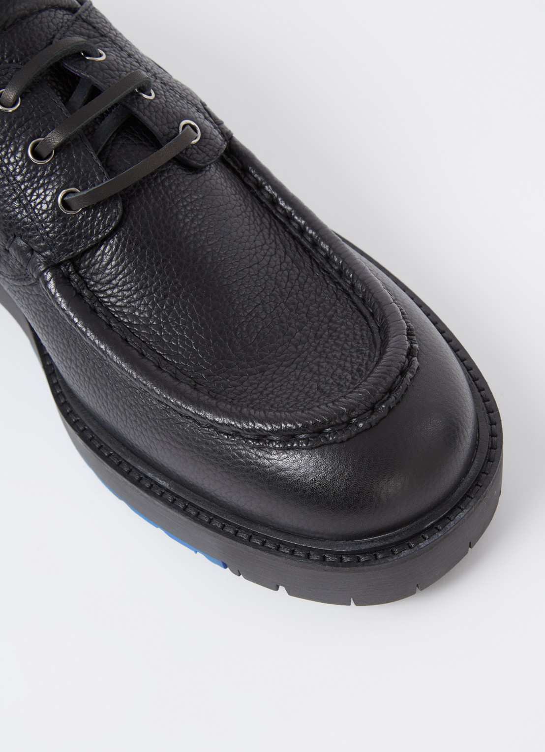 Burberry Raft veterschoen van kalfsleer - detail 7 zwart