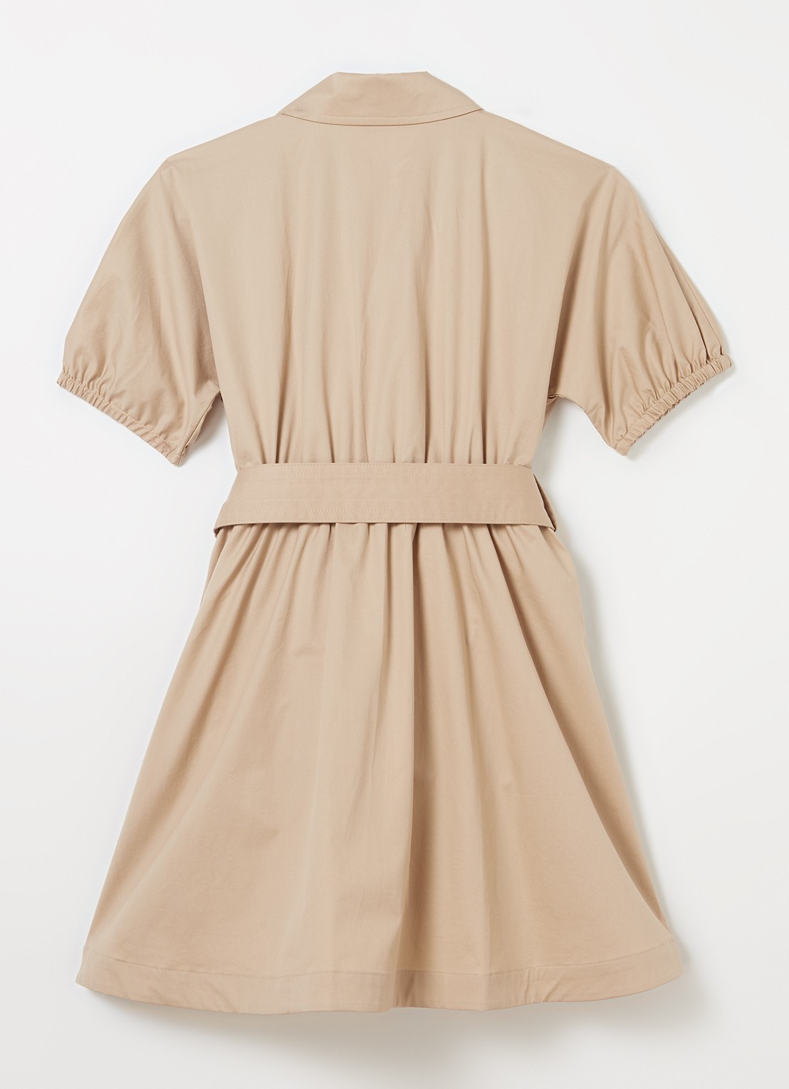 Burberry Regina blousejurk met ceintuur - achterkant beige