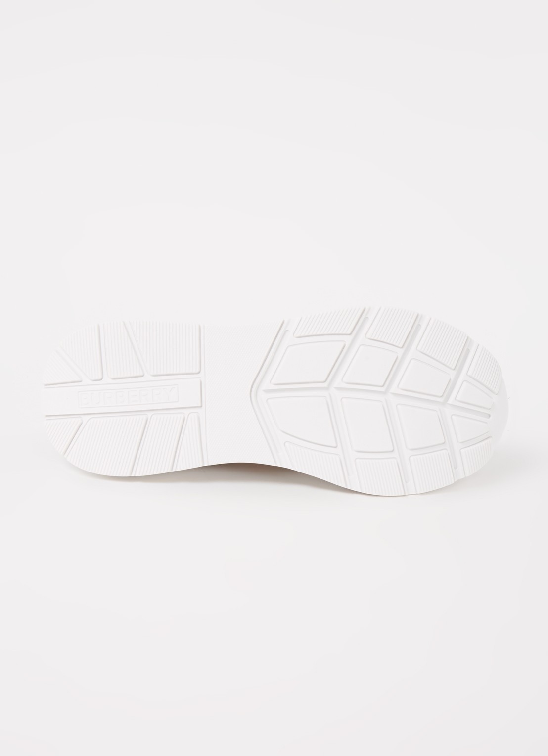 Burberry Regis sneaker met kalfsleren details - detail 7 beige