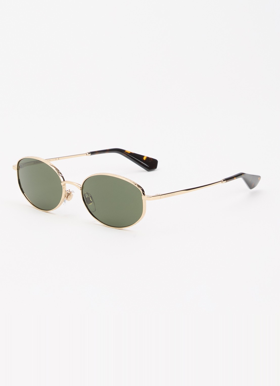 Burberry Retro zonnebril BE3169 - voorkant goud