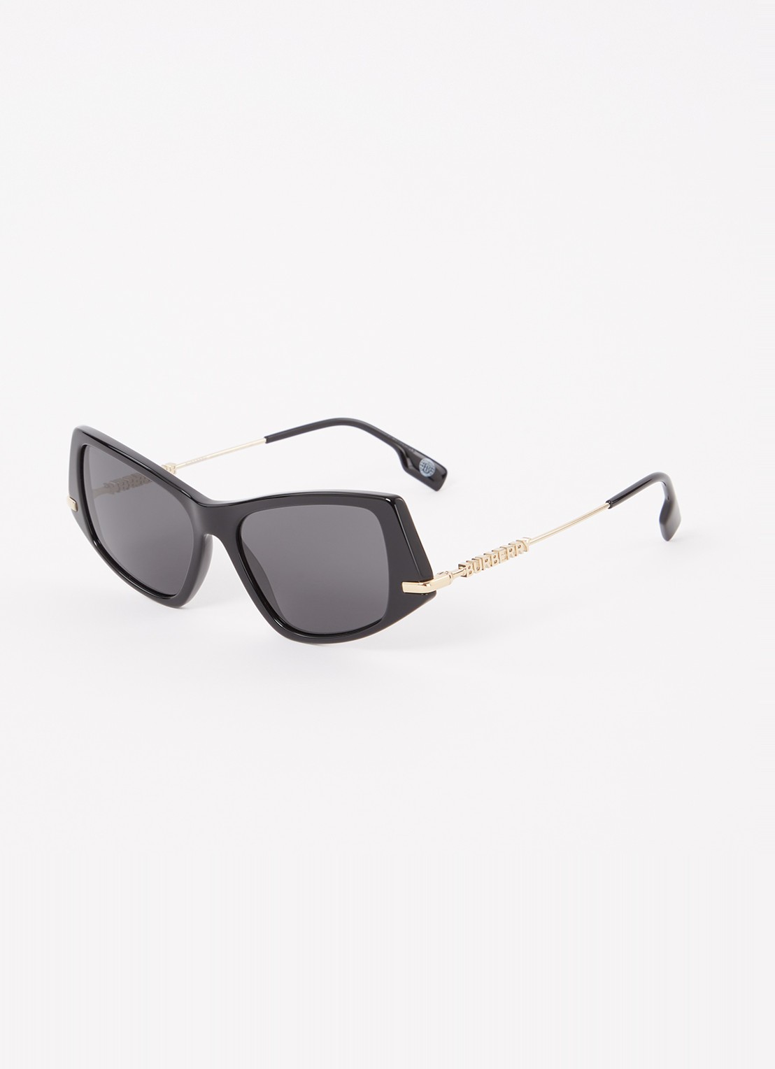 Burberry Retro zonnebril BE4408 - voorkant zwart