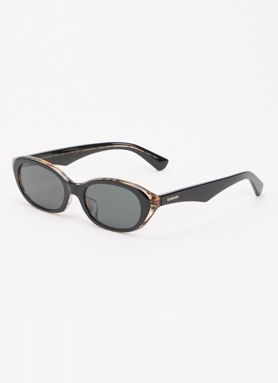 Burberry Retro zonnebril BE4447D - voorkant zwart