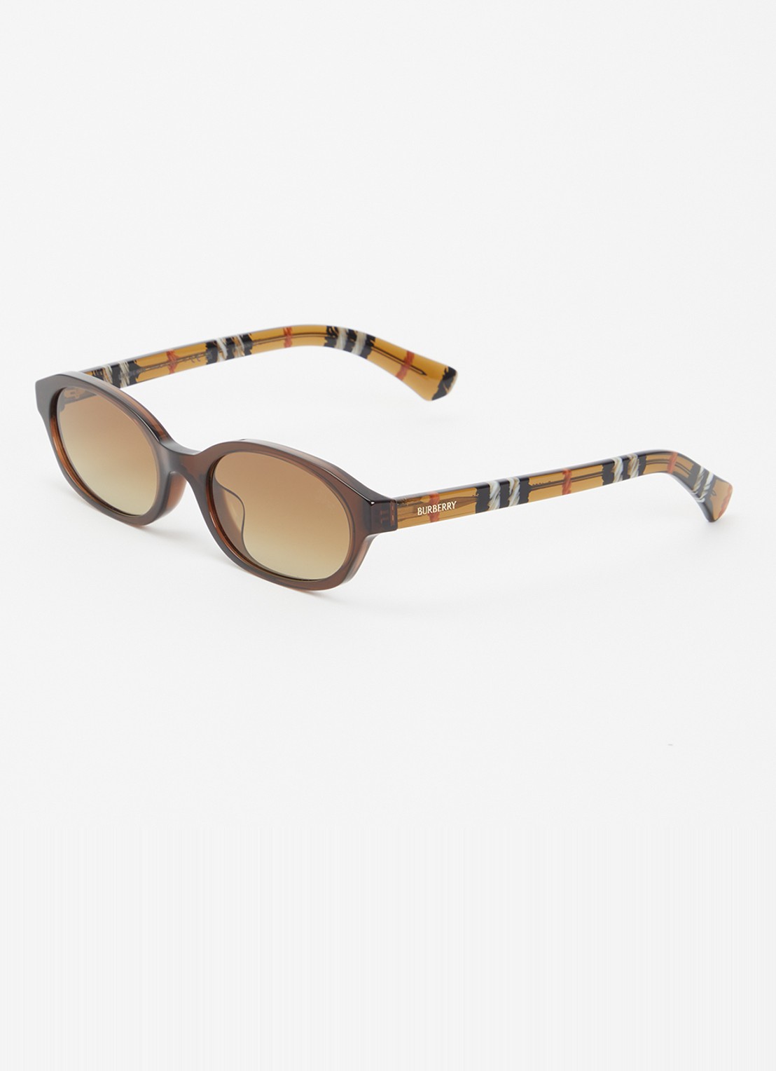 Burberry Retro zonnebril BE4508D - voorkant bruin