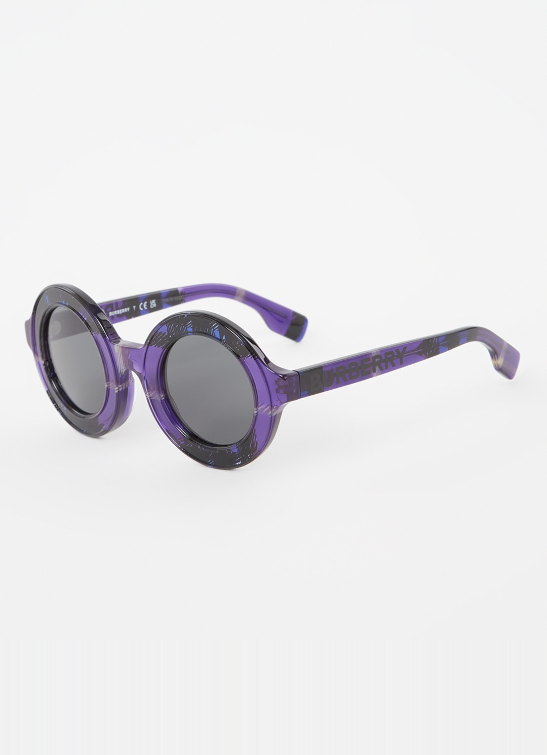 Burberry Retro zonnebril JB4386  - voorkant 4 paars