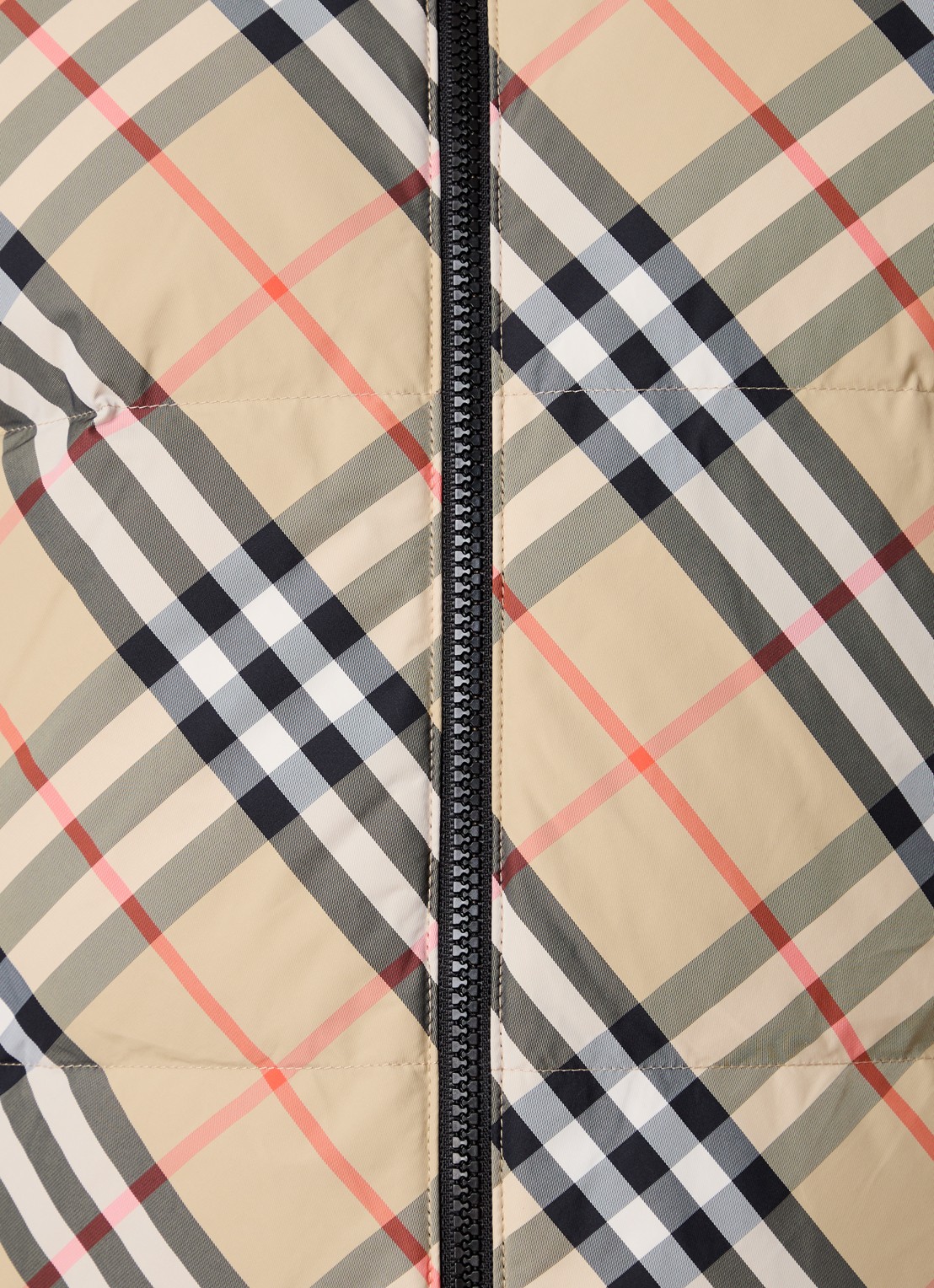 Burberry Reversible puffer jack met donsvulling - detail 7 beige