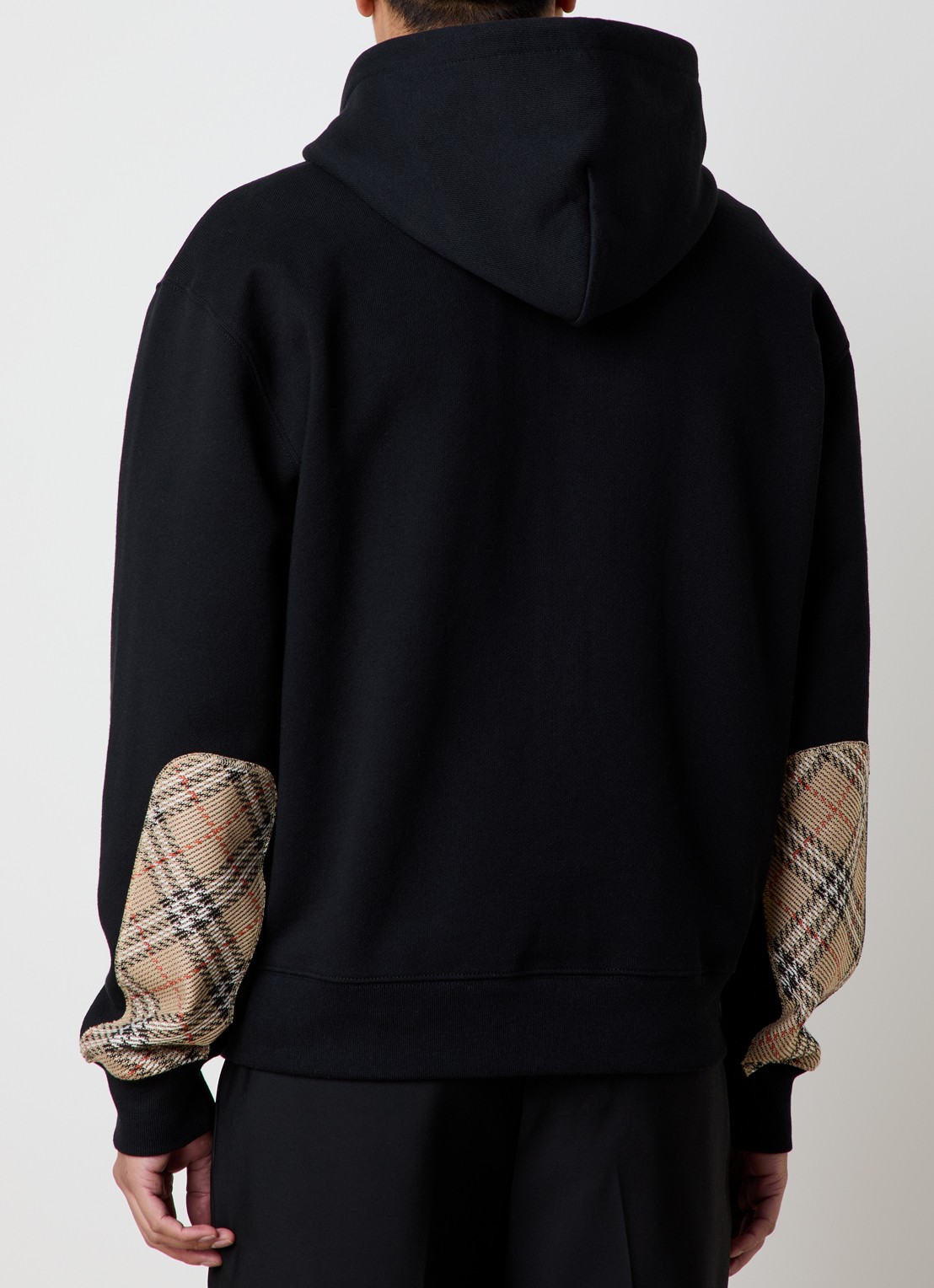 Burberry Rory sweatvest met capuchon en steekzakken - achterkant 6 zwart