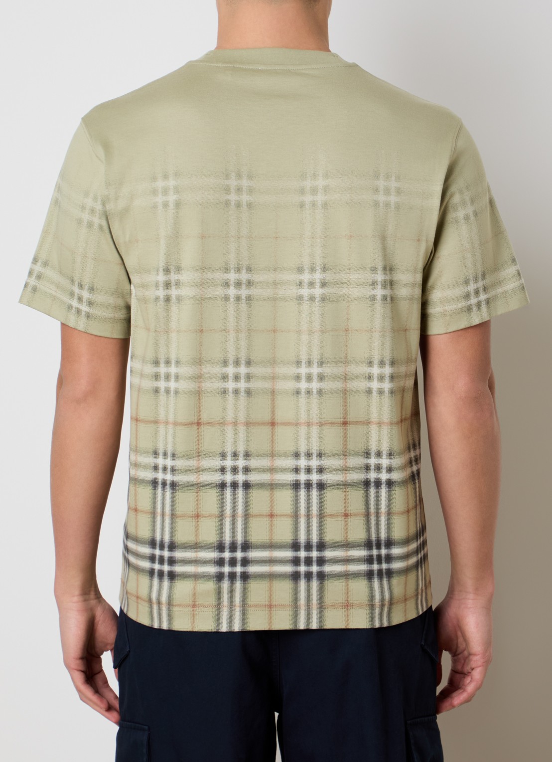 Burberry Ryan T-shirt met print - achterkant 3 lichtgroen
