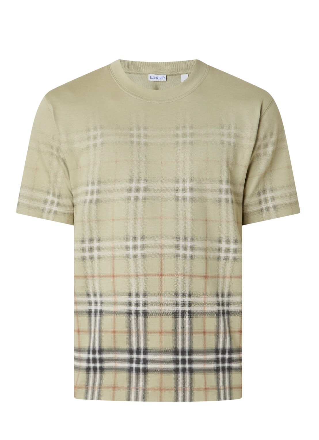 Burberry Ryan T-shirt met print - voorkant 4 lichtgroen