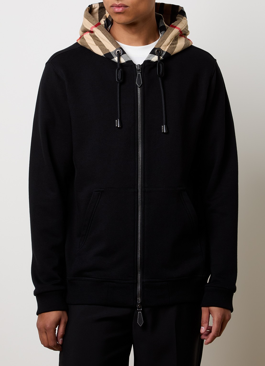 Burberry Samuel sweatvest met capuchon - detail 4 zwart