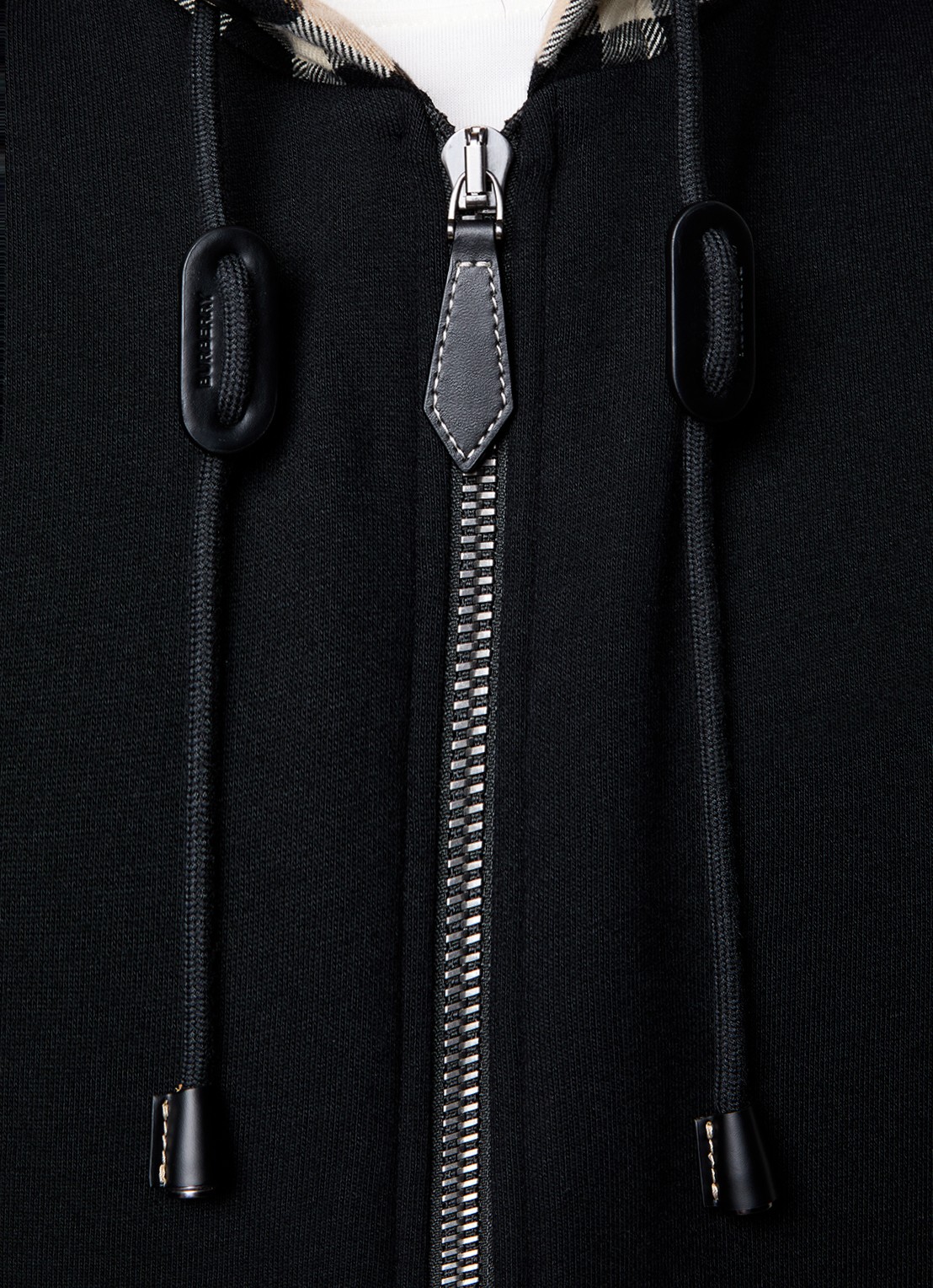 Burberry Samuel sweatvest met capuchon - detail 6 zwart
