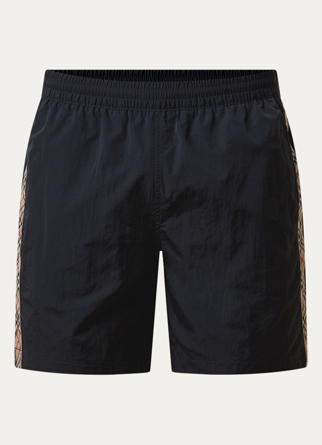 Burberry Seb zwemshorts met steekzakken - voorkant 3 zwart